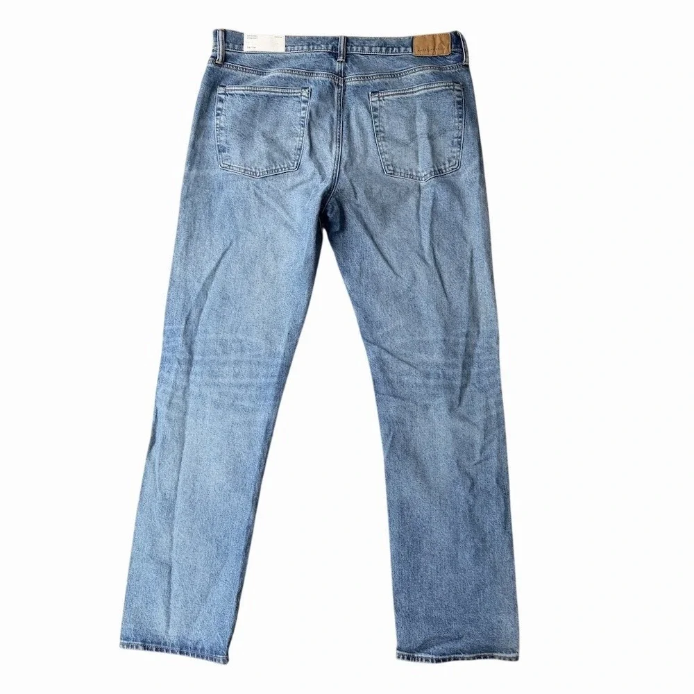 American Eagle Men's EasyFlex Jeans 36x36 Light Wash Straight Taper‎ Blue
